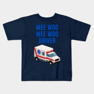 Wee Woo Ambulance Kids T-Shirt